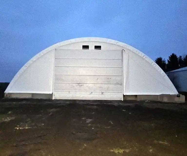 50 foot wide Heritage truss hoop building