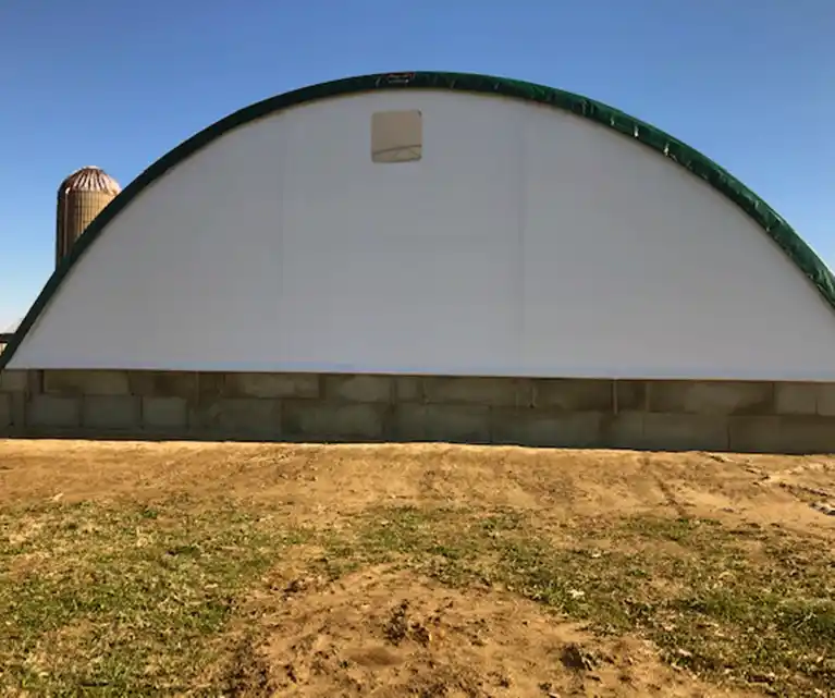 80 foot wide Heritage truss hoop building
